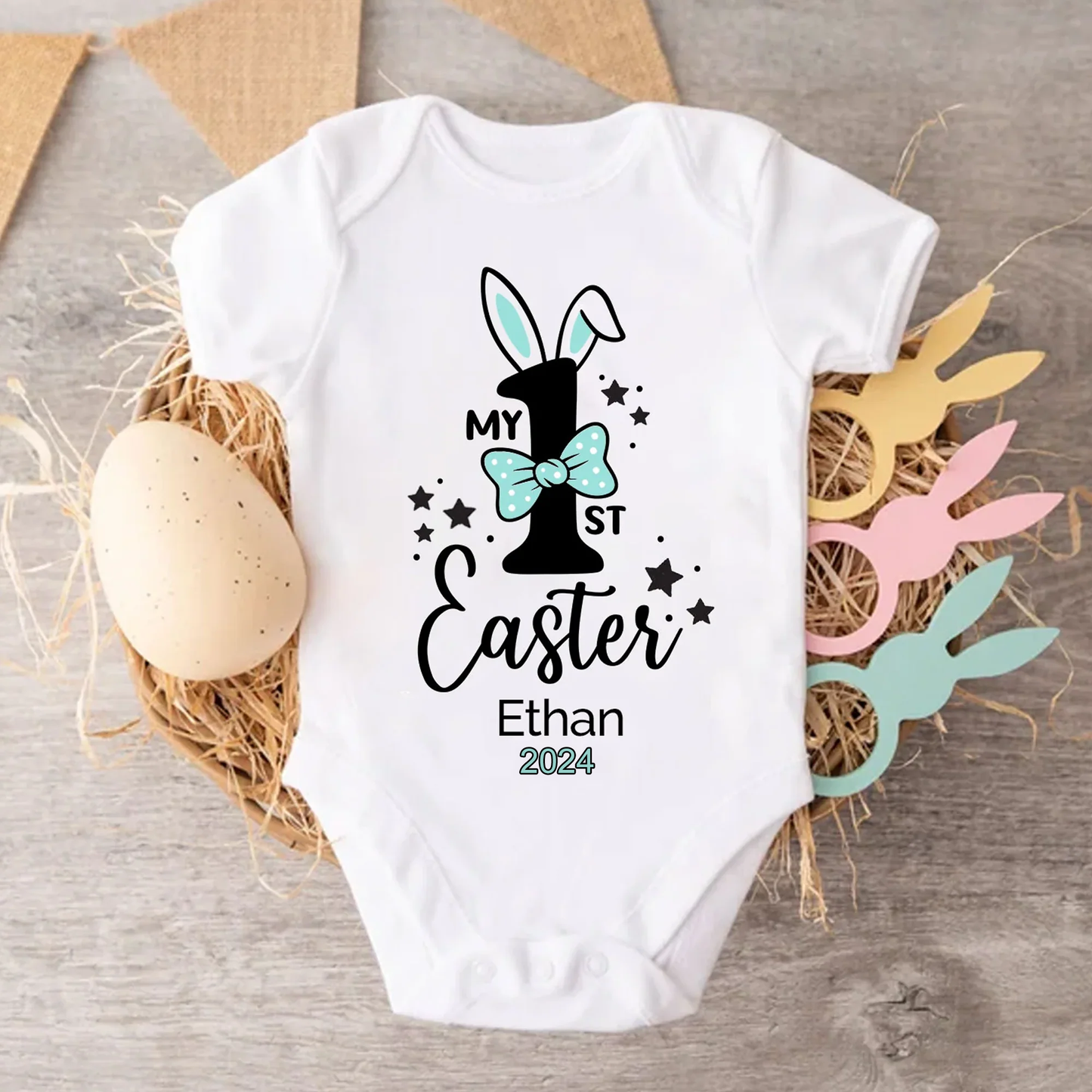 My 1st Easter - Personalised Baby Vest