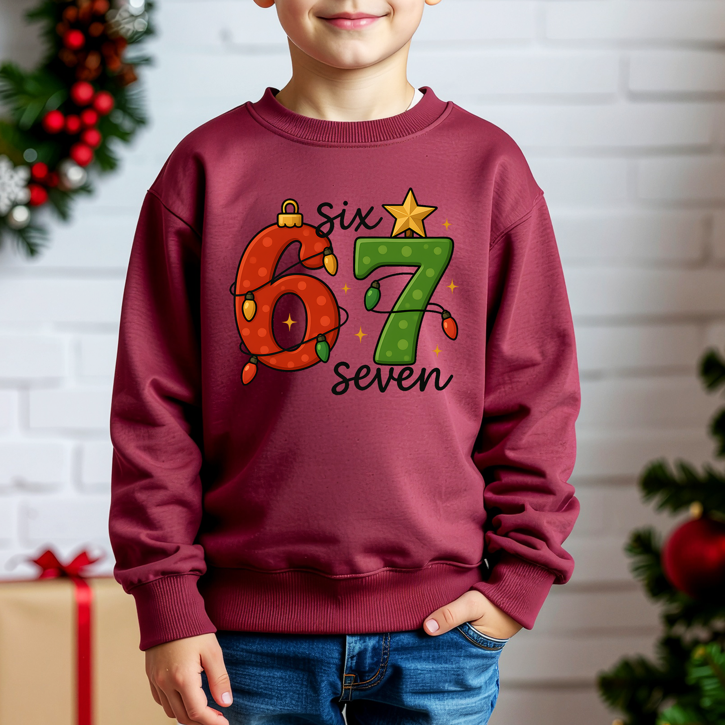 6-7 Christmas Sweatshirt Jumper