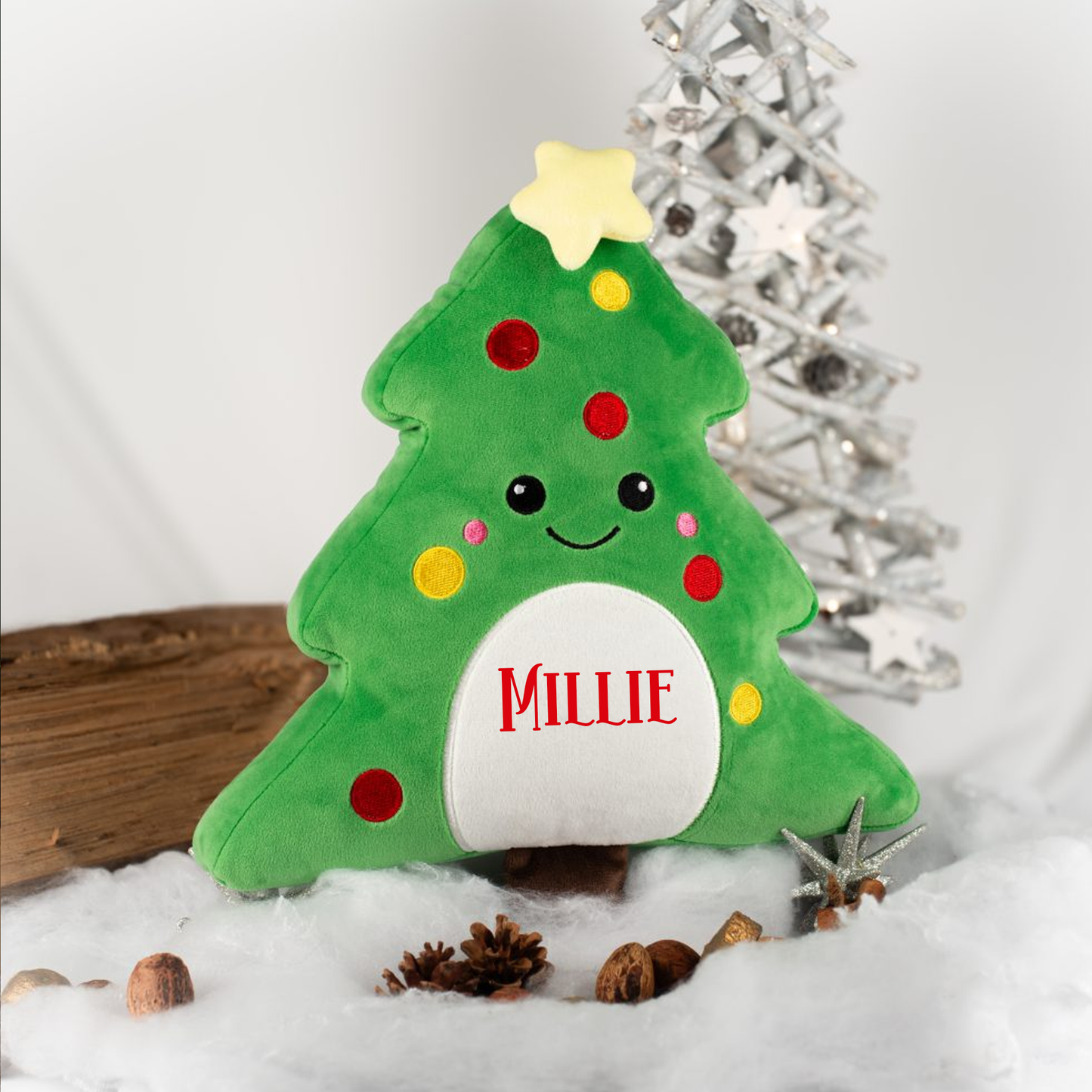 Personalised Squidy Christmas Tree Soft Toy