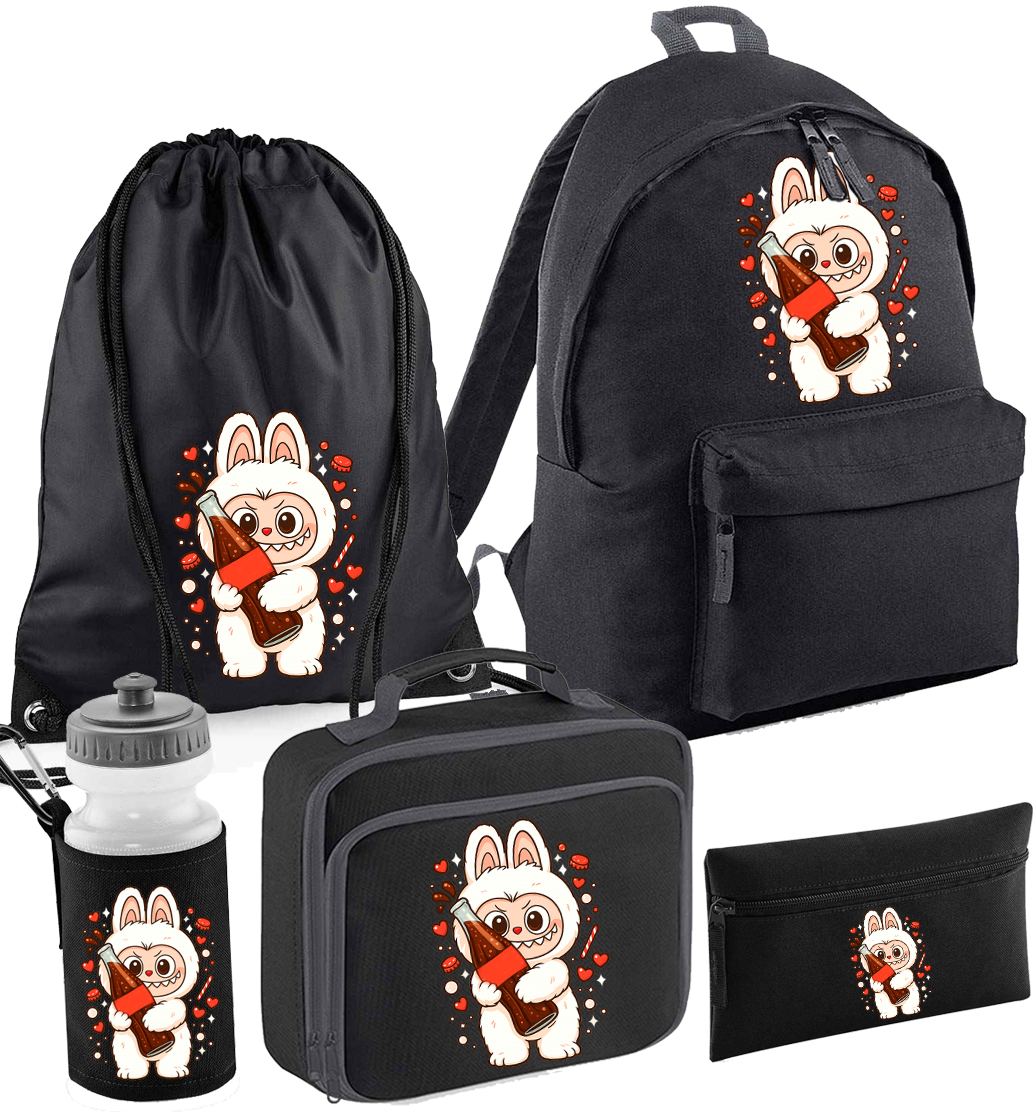 Back to School Little Bubu Cola Monsters Black Set - options available