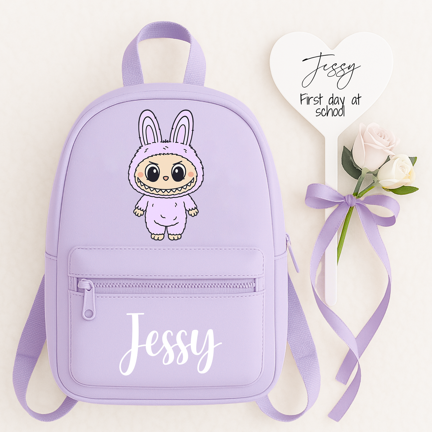 Personalised Bubu Monster Backpack Bag