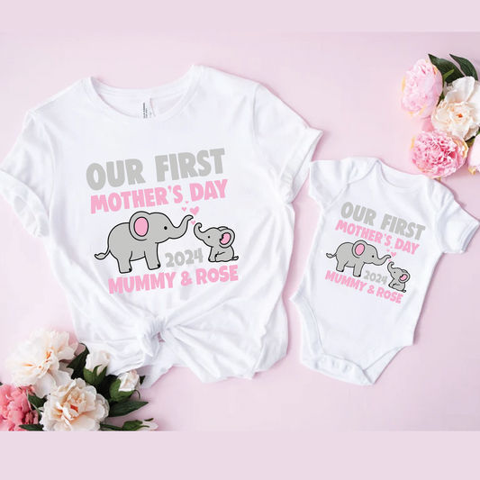 Personalised Our First Mother's Day Twinning - Mummy and Me
