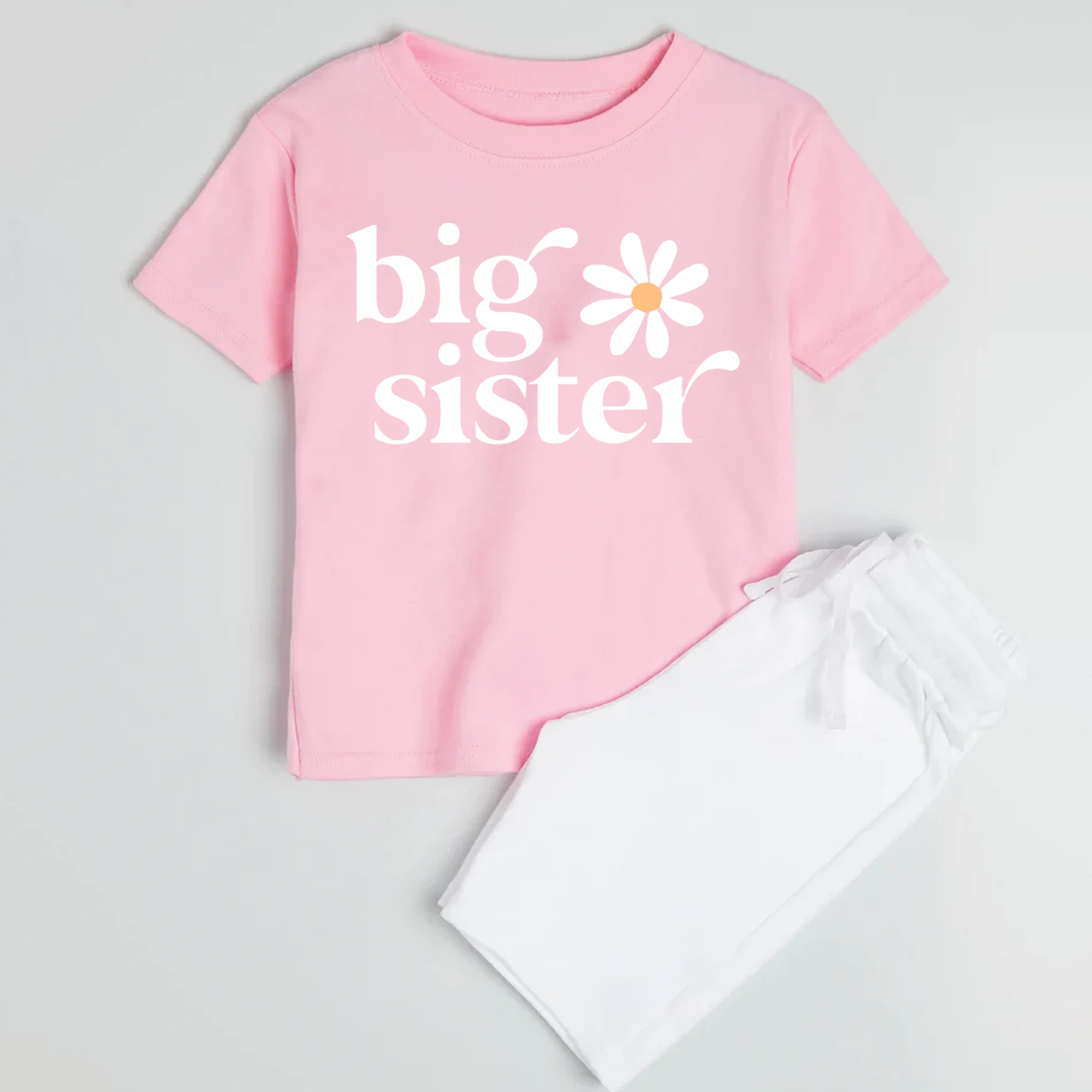 Big Sister Daisy Shorts & T-Shirt Set