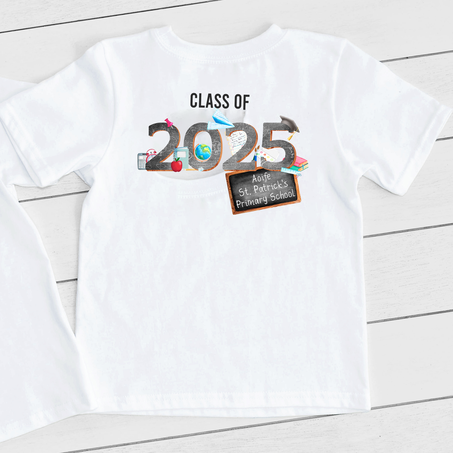 Personalised School Leavers T-Shirt - Autographs / Signatures Keepsake