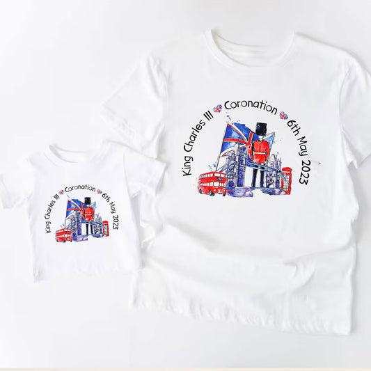 King Charles III Coronation T-Shirt - London Guard Design top