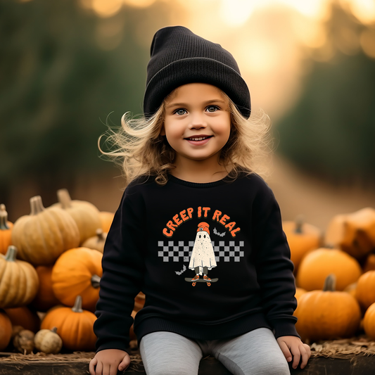 Creep it Real - Halloween Black Sweatshirt
