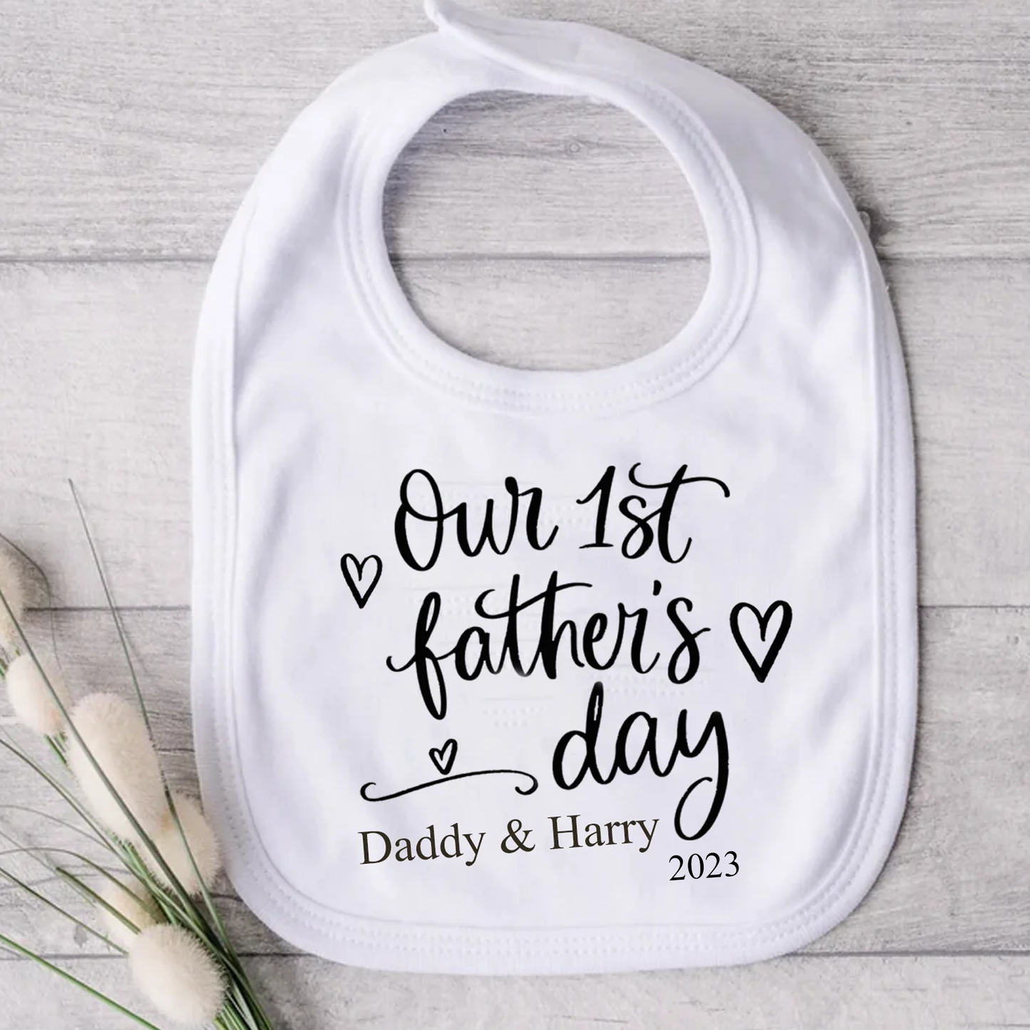 Our First Father's Day - Personalised Baby Vest