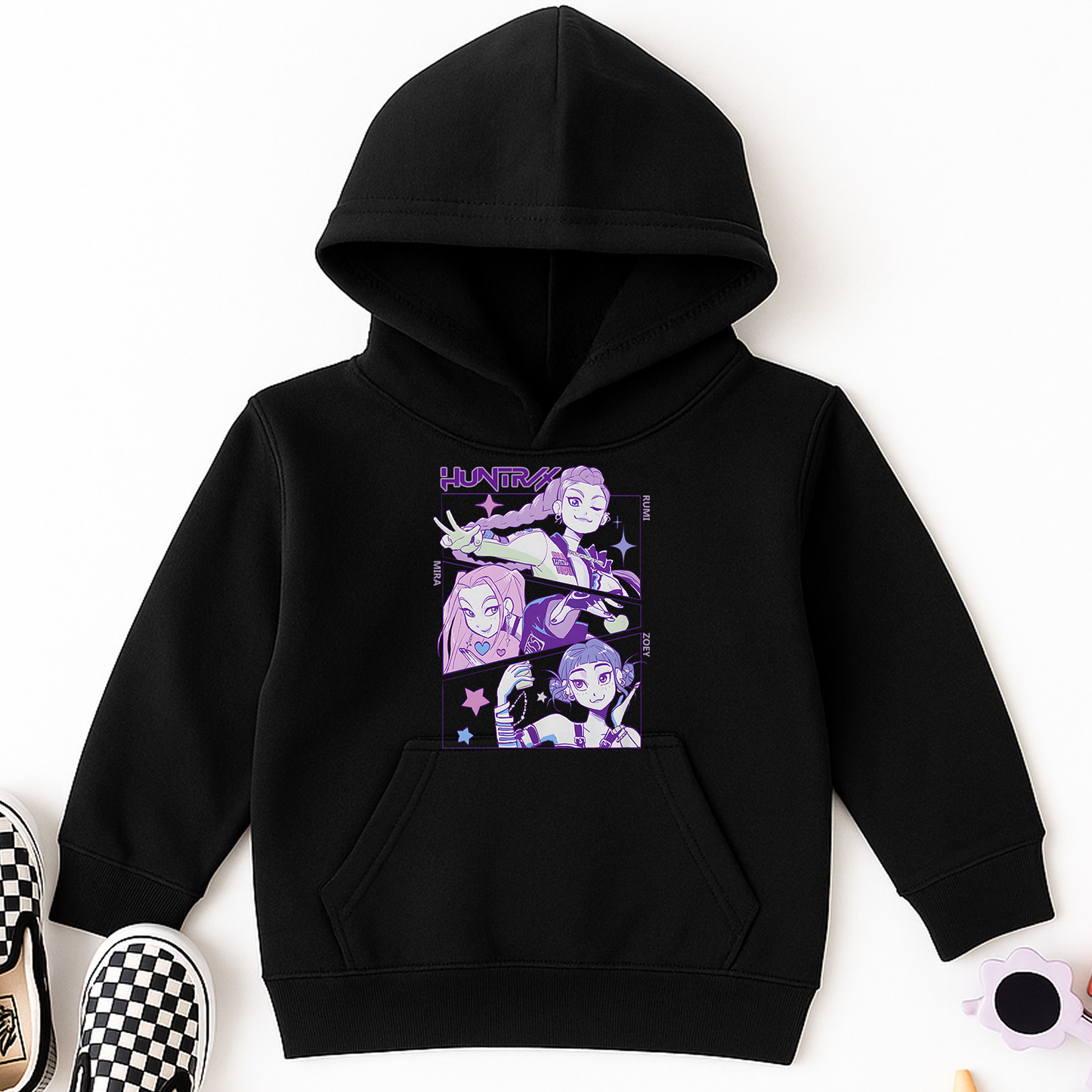 Huntrix Demon Hunters - Black Hoodie