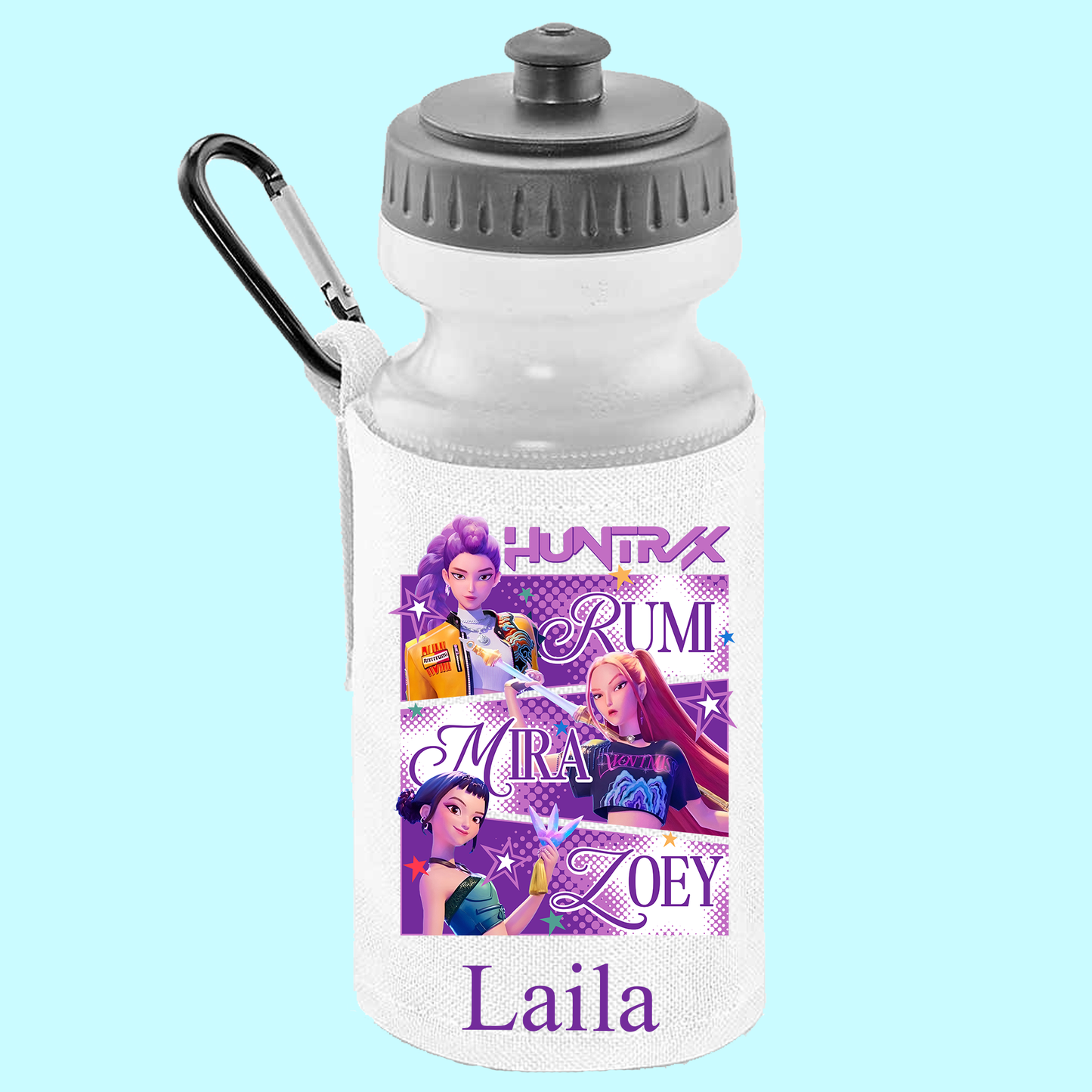 Personalised Huntrx White Water Bottle