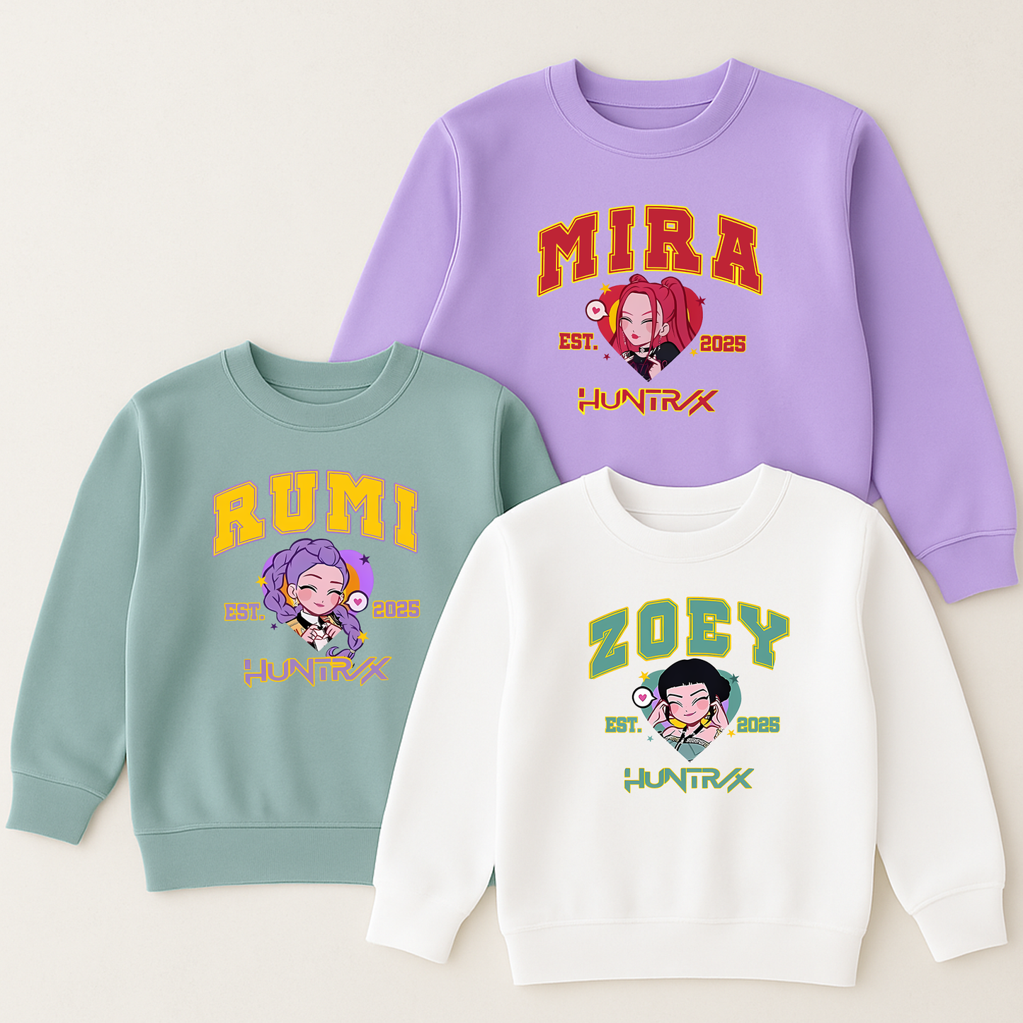 Huntrix Est 2025 - Choose your own Sweatshirt