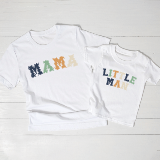 Mama - Little Man T-Shirt - Kids & Adult Sizes