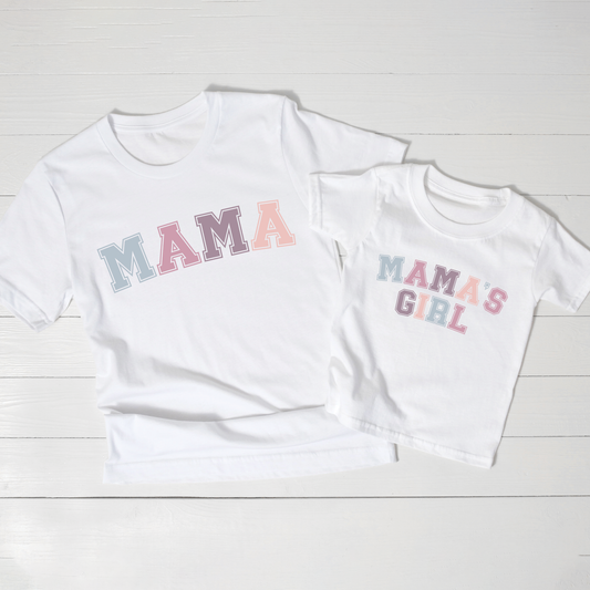 Mama - Mama's Girl T-Shirt - Kids & Adult Sizes