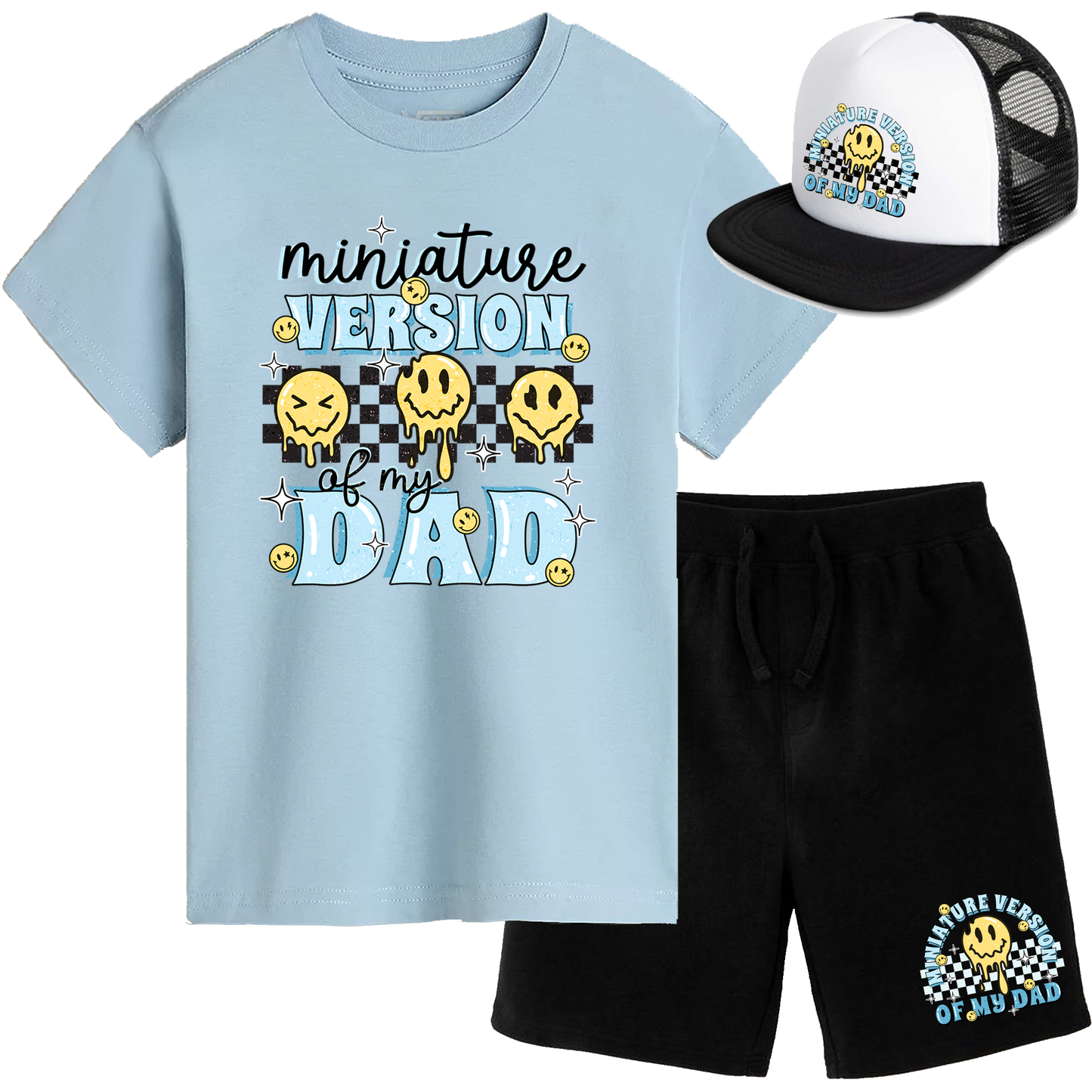 Miniature Version of My Dad Shorts & T-Shirt Set