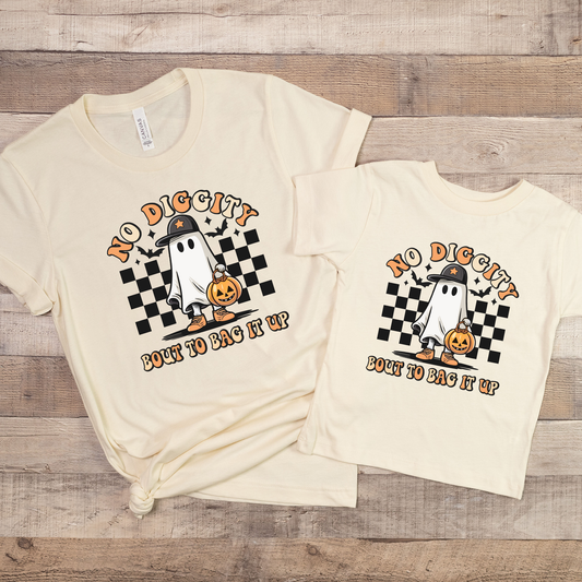 No Diggity Bout To Bag It Up - Halloween T-Shirt
