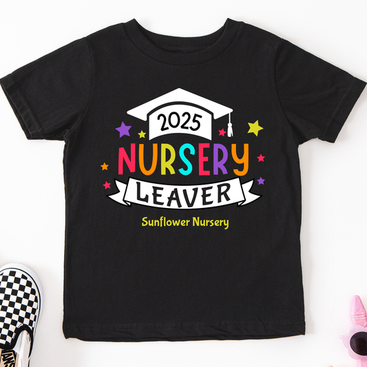 Nursery Leaver Graduation Cap 2025 T-Shirt