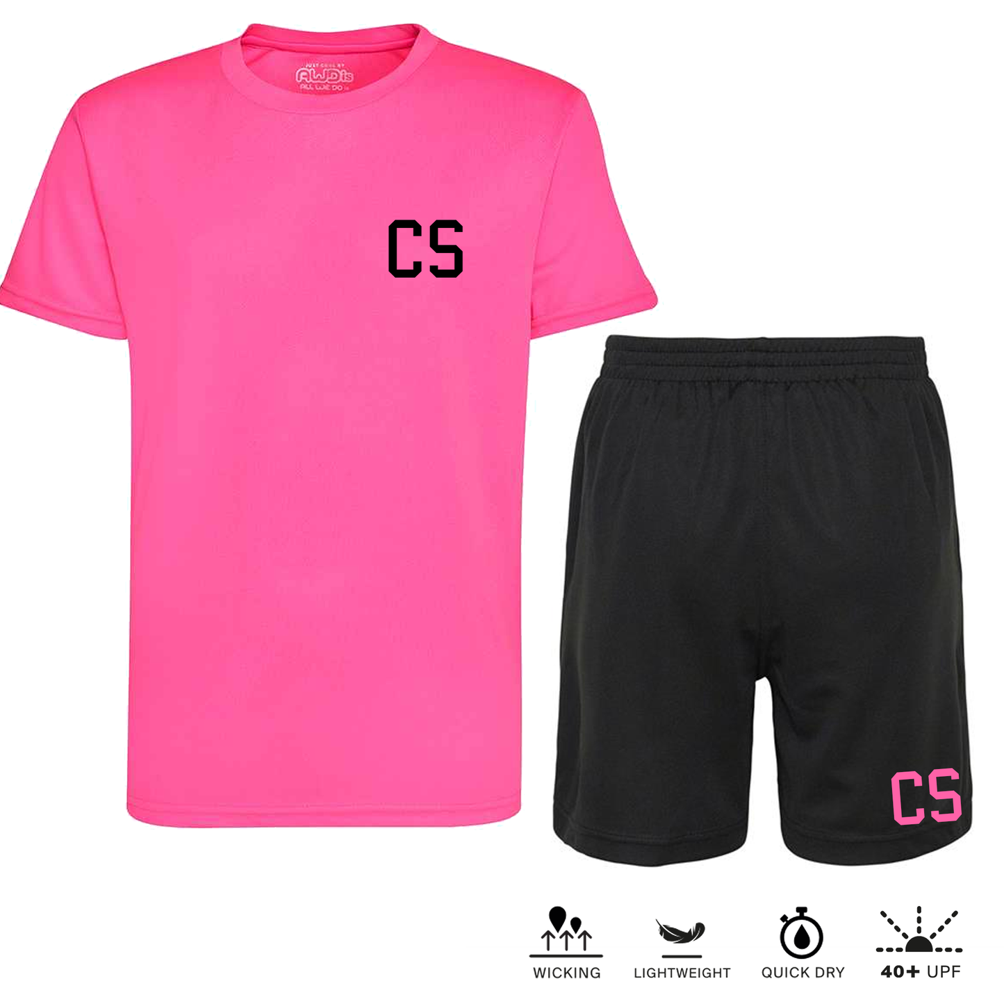 Personalised Initials Summer Set - Shorts & T-Shirt