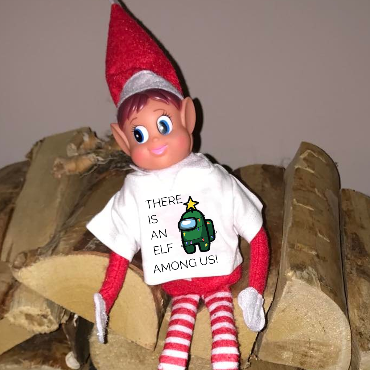 There is an Elf among us funny naughty elf T-Shirt