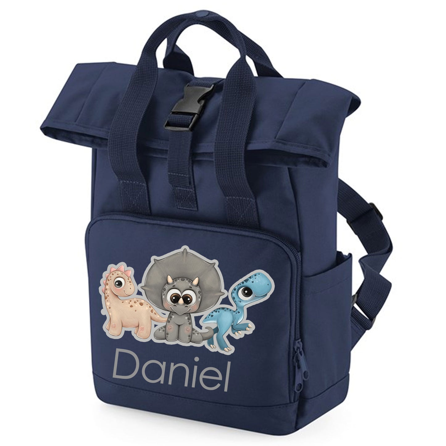 Dinosaur Mini Roll-Top Backpack