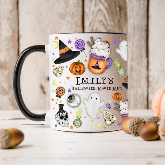 Personalised Halloween Movie Mug
