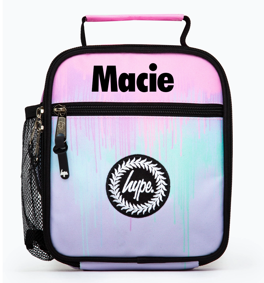 Hype Pastel Drip Lunchbox personalisation optional ShopMiniVIP