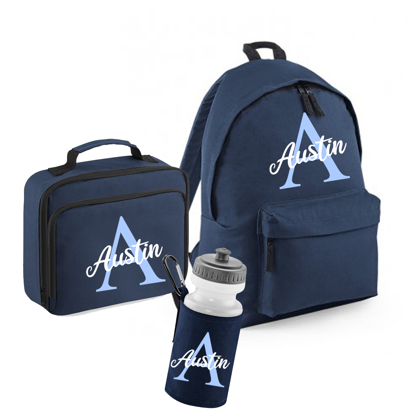 Back to School Personalised Navy Set - other options available