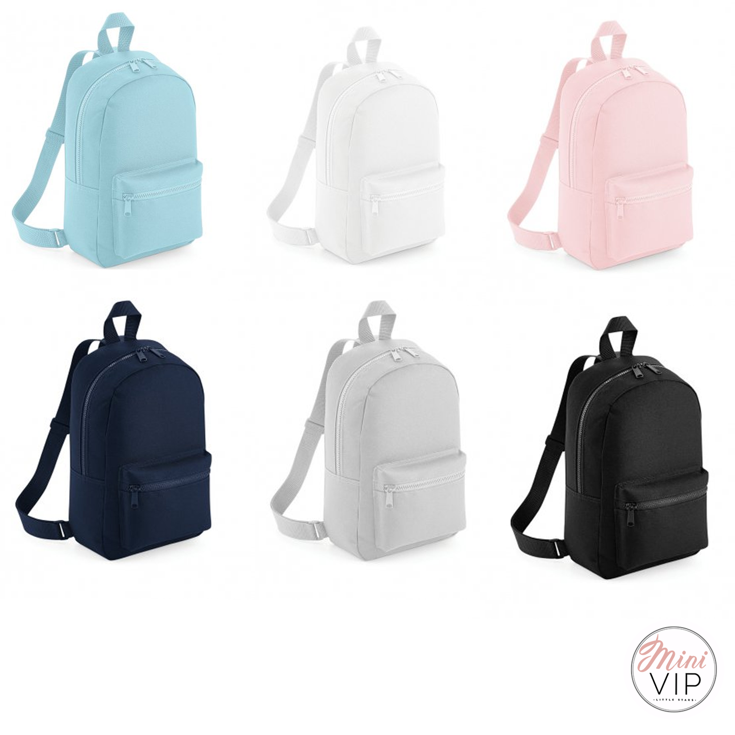 Personalised Glitter Crown Mini Back Pack - other bag colour options