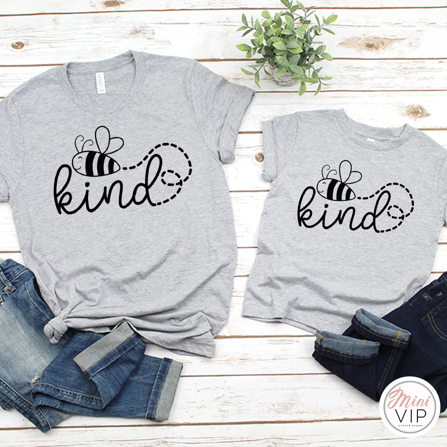 Bee Kind - Grey T-Shirt