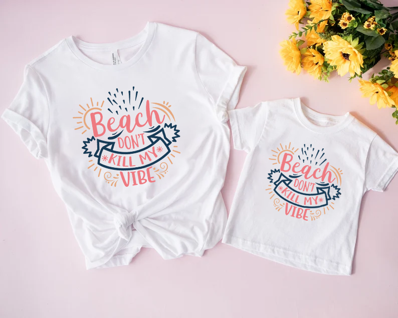 Beach Don't Kill My Vibe Summer White T-Shirt