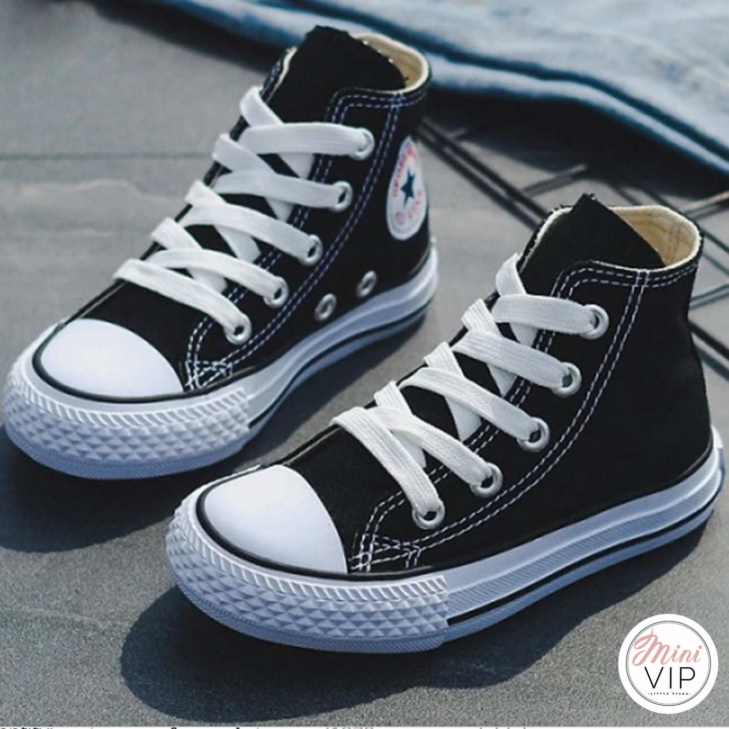 Personalised Baseball Hi-Top Canvas Trainers