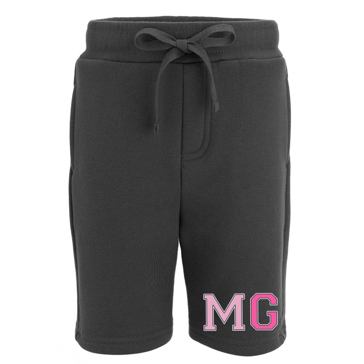 MiniVIP© Personalised Varisty Letters Black Shorts