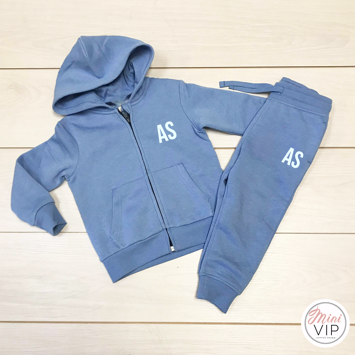 Blue Hues Spring/Summer Tracksuit Set