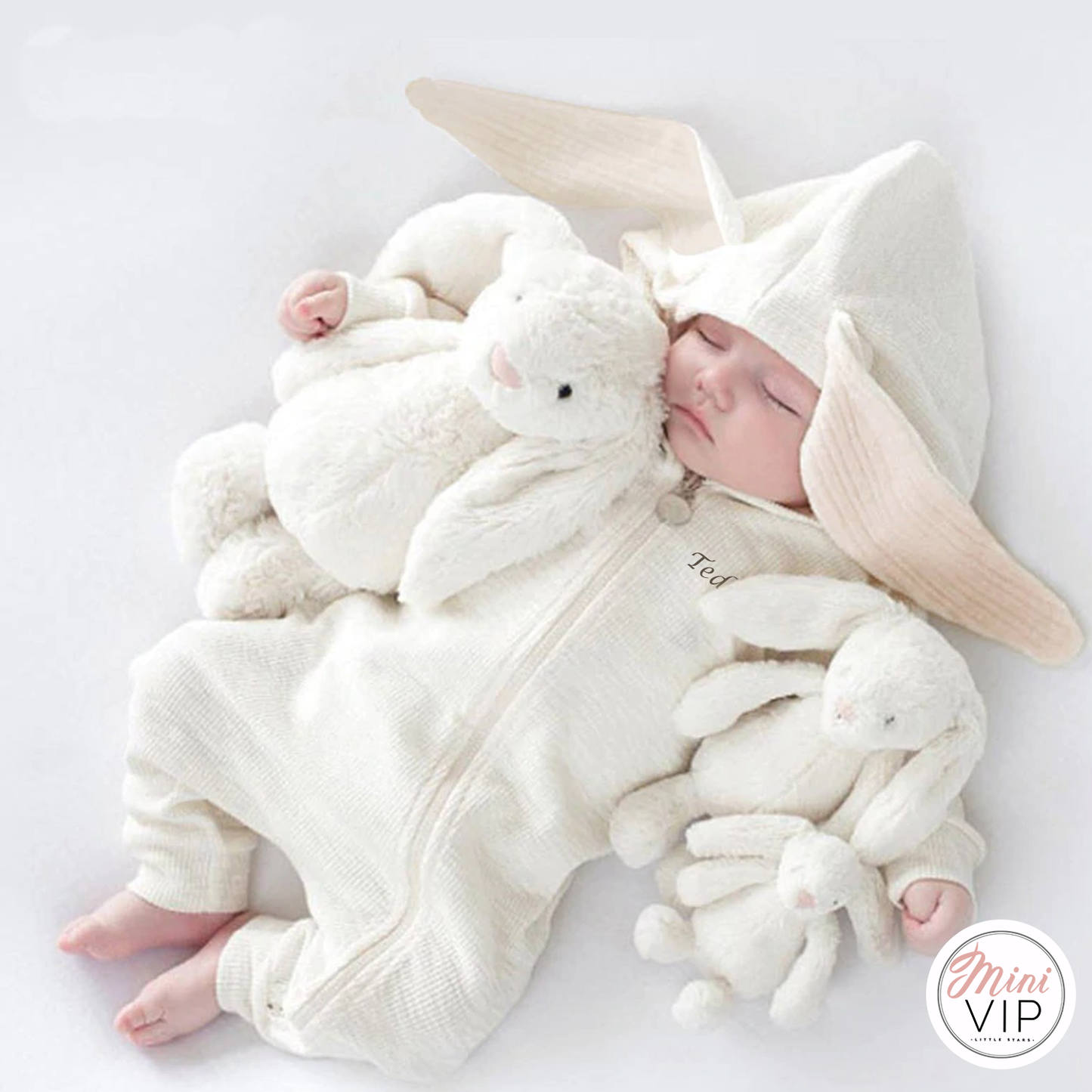 Cute Bunny Romper/All in One - personalisation available
