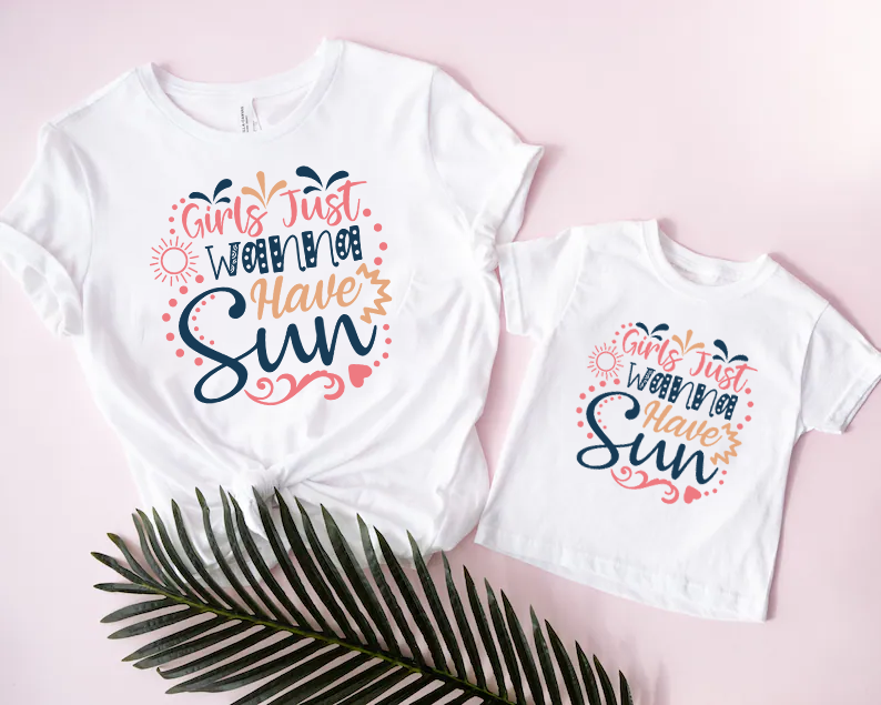 Girls Just Wanna Have Sun White T-Shirt