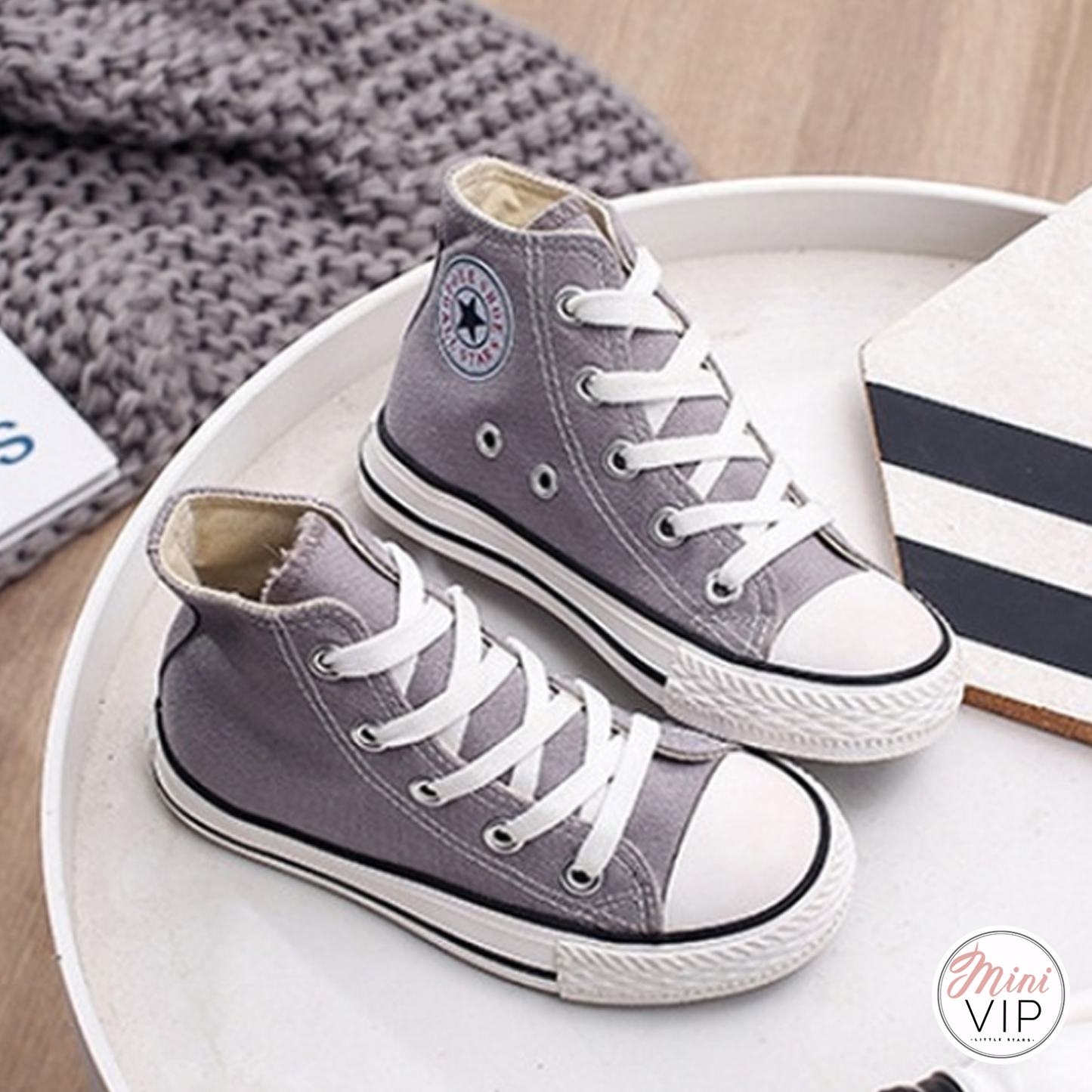 Baseball Hi-Top Canvas Trainers - blank - New Colours Autumn / Winter (CURRENTLY OUT OF STOCK)