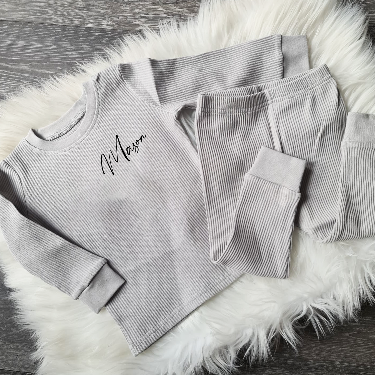 Personalised Ribbed Lounge Sets - SALE (CURRENTLY OUT OF STOCK)