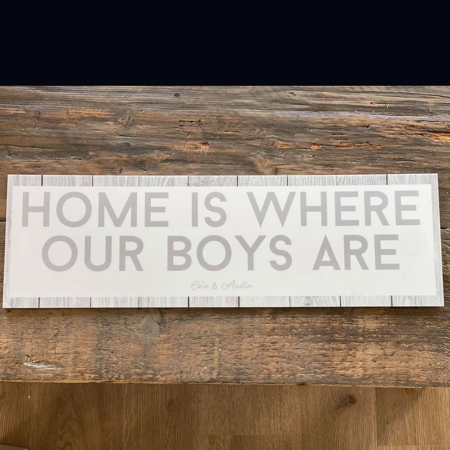 Home is where ... Personalised Street Sign