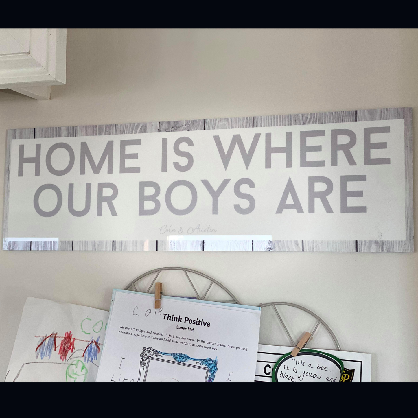 Home is where ... Personalised Street Sign