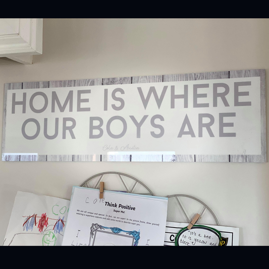 Home is where ... Personalised Street Sign