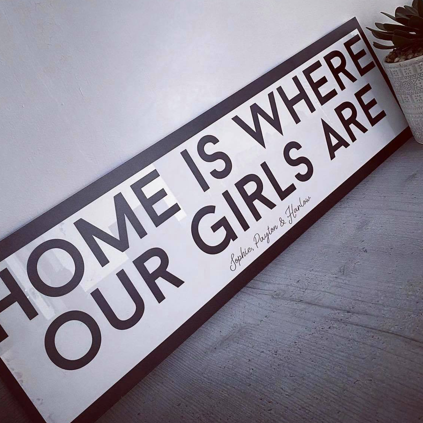 Home is where ... Personalised Street Sign