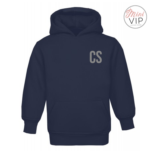 Personalised Navy Initials hoodie