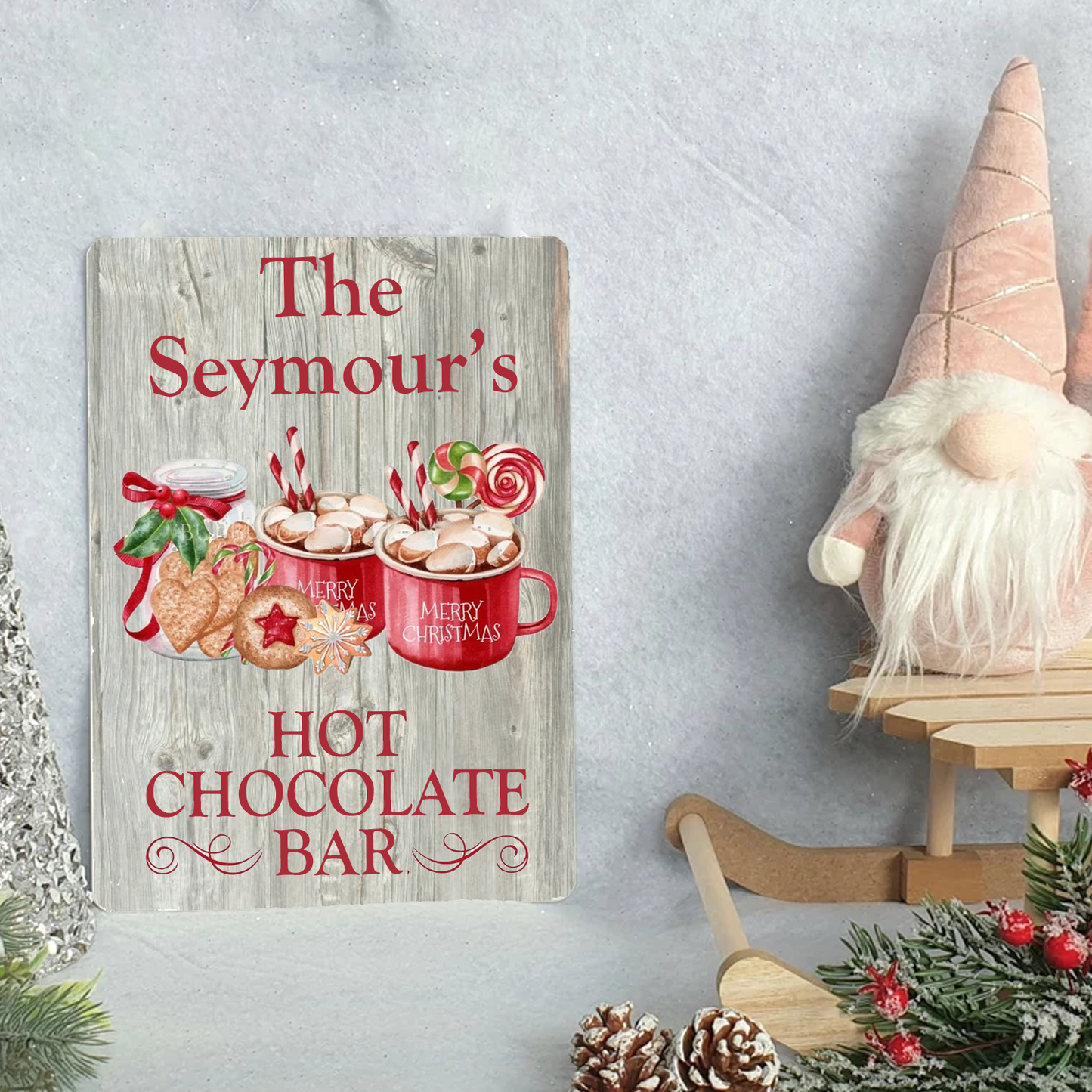 Personalised Hot Chocolate Station/Bar Sign