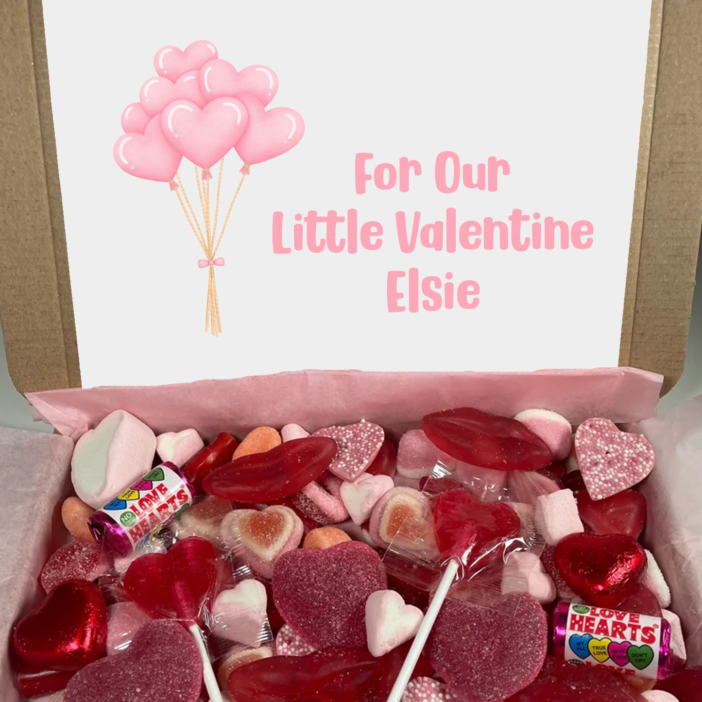 Personalised Valentine's Day - Sweet Letter Box Gift