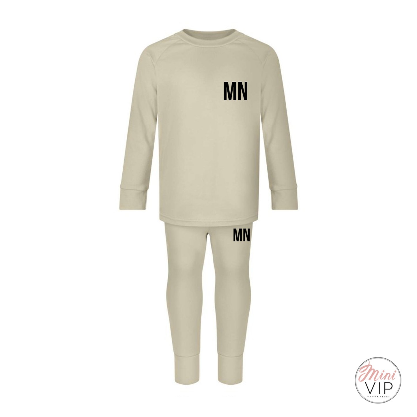 Personalise your own Oatmeal Cotton Lounge Suit