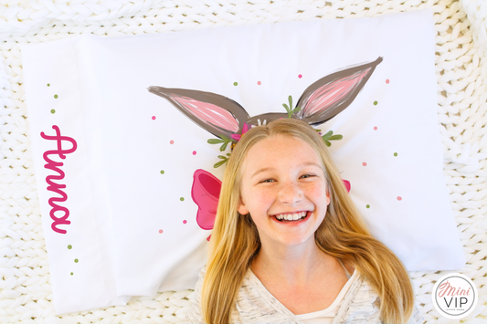 Easter Bunny Personalised Pillowcase
