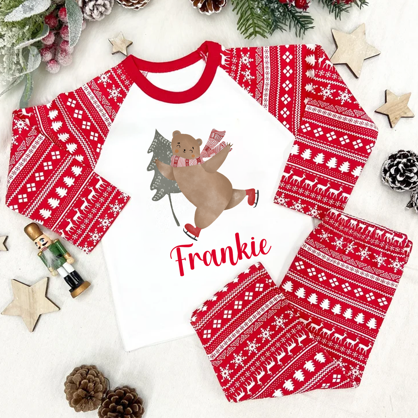 Personalised Nordic Festive PJS Pyjamas