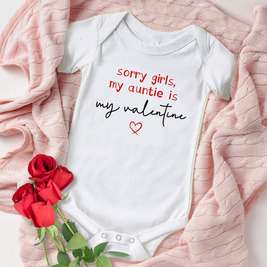 Sorry Girls My Personalised in my Valentine T-Shirt