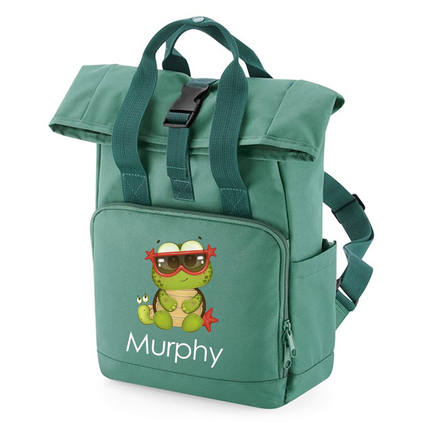 Turtle Mini Roll-Top Backpack