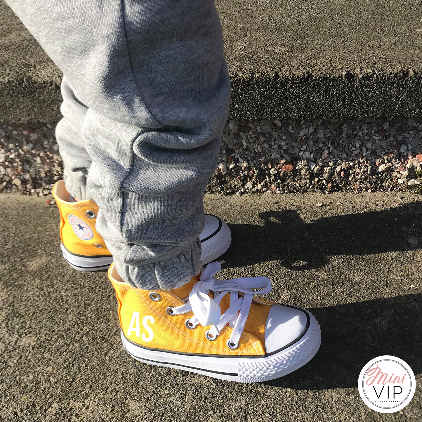 Personalised Baseball Hi-Top Canvas Trainers