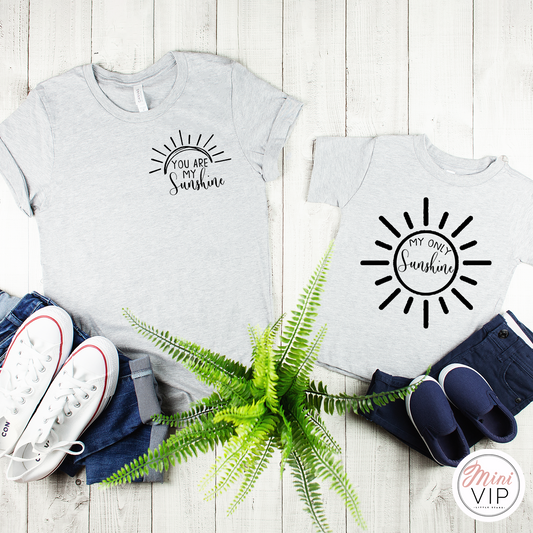 You are my Sunshine Grey Twinning T-Shirts