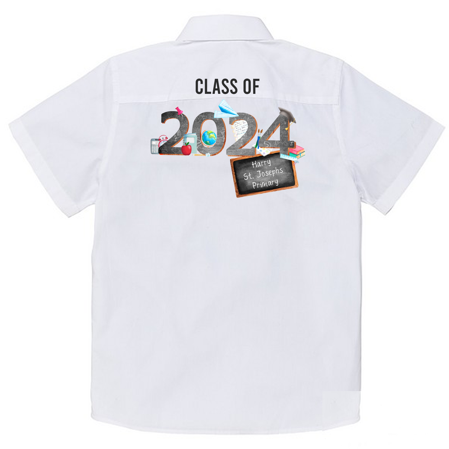 Personalised Leavers School Shirt - Autographs / Signatures Keepsake